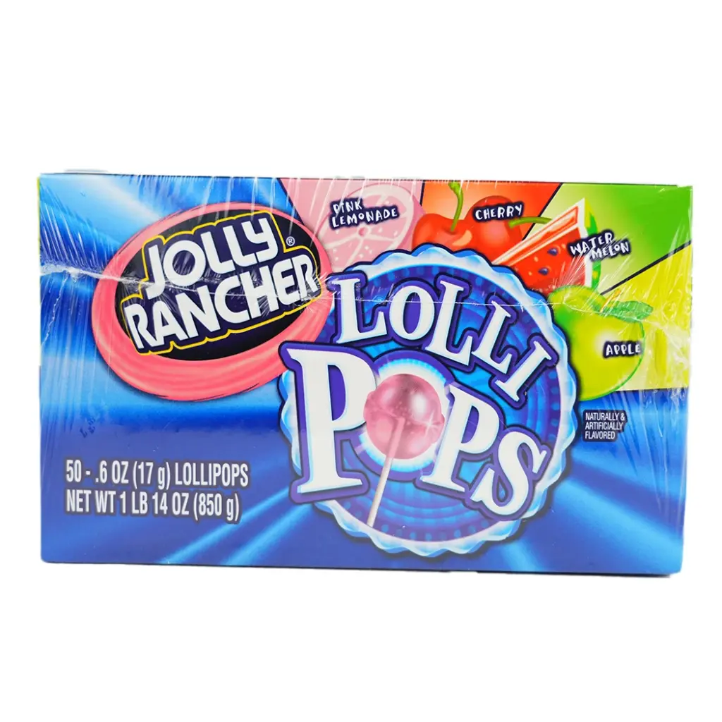 JOLLY RANCHER 50-.6OZ FILLED POPS