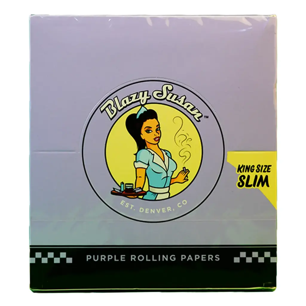 BLAZY PAPER PURPLE KS SLIM 50 PER BOX