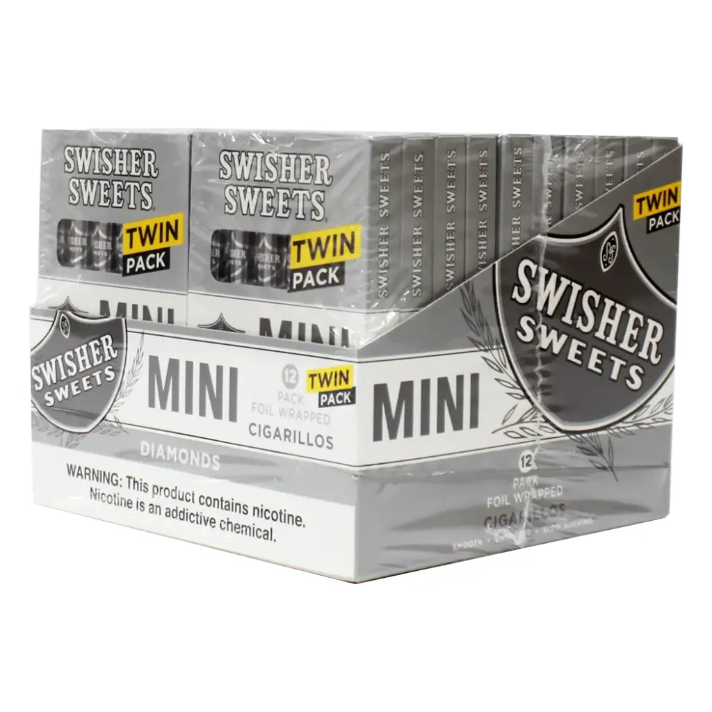 SWISHER SWEET MINI 20-6 PACKS DIAMOND TWIN PACK