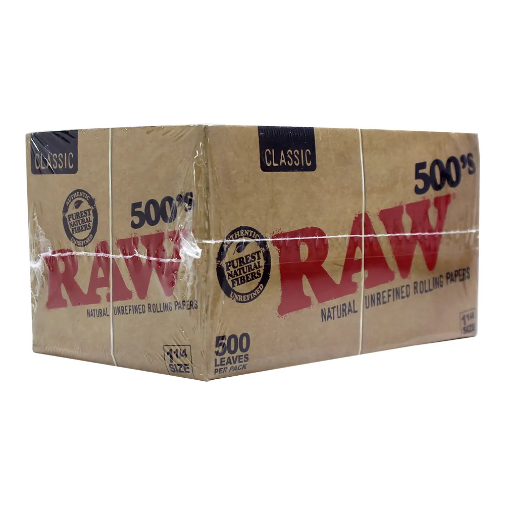 RAW CLASSIC 500'S 1 1/4 20 PER BOX