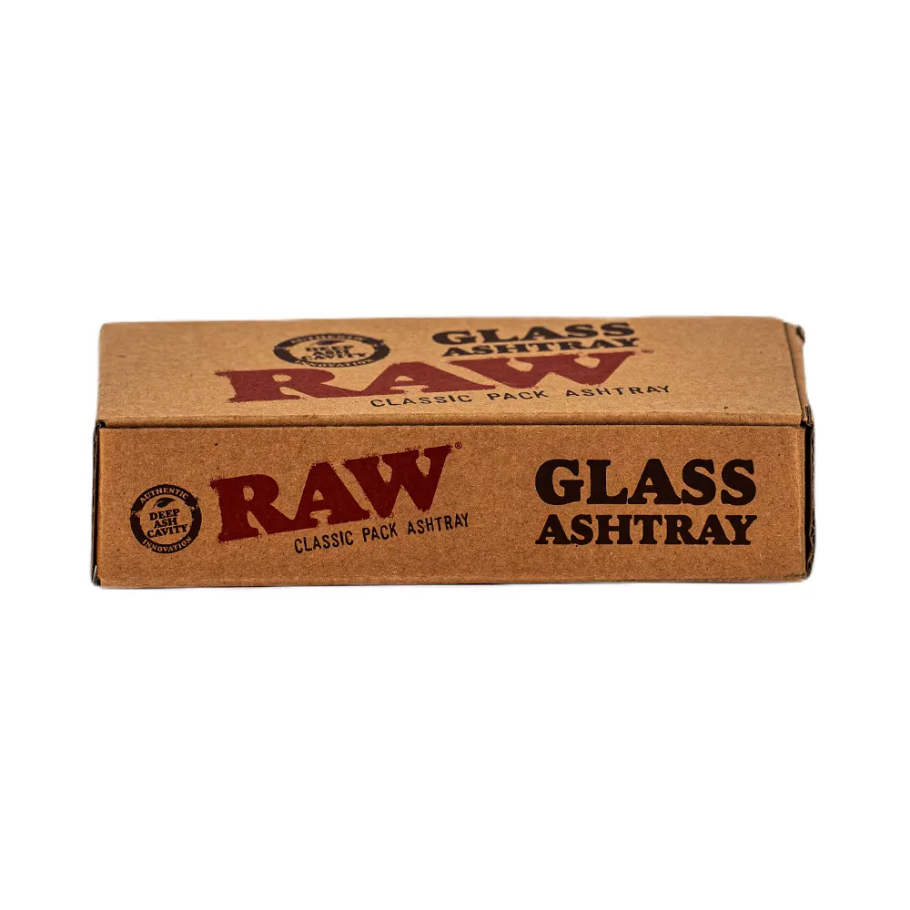 RAW CLASSIC GLASS ASHTRAY 1CT