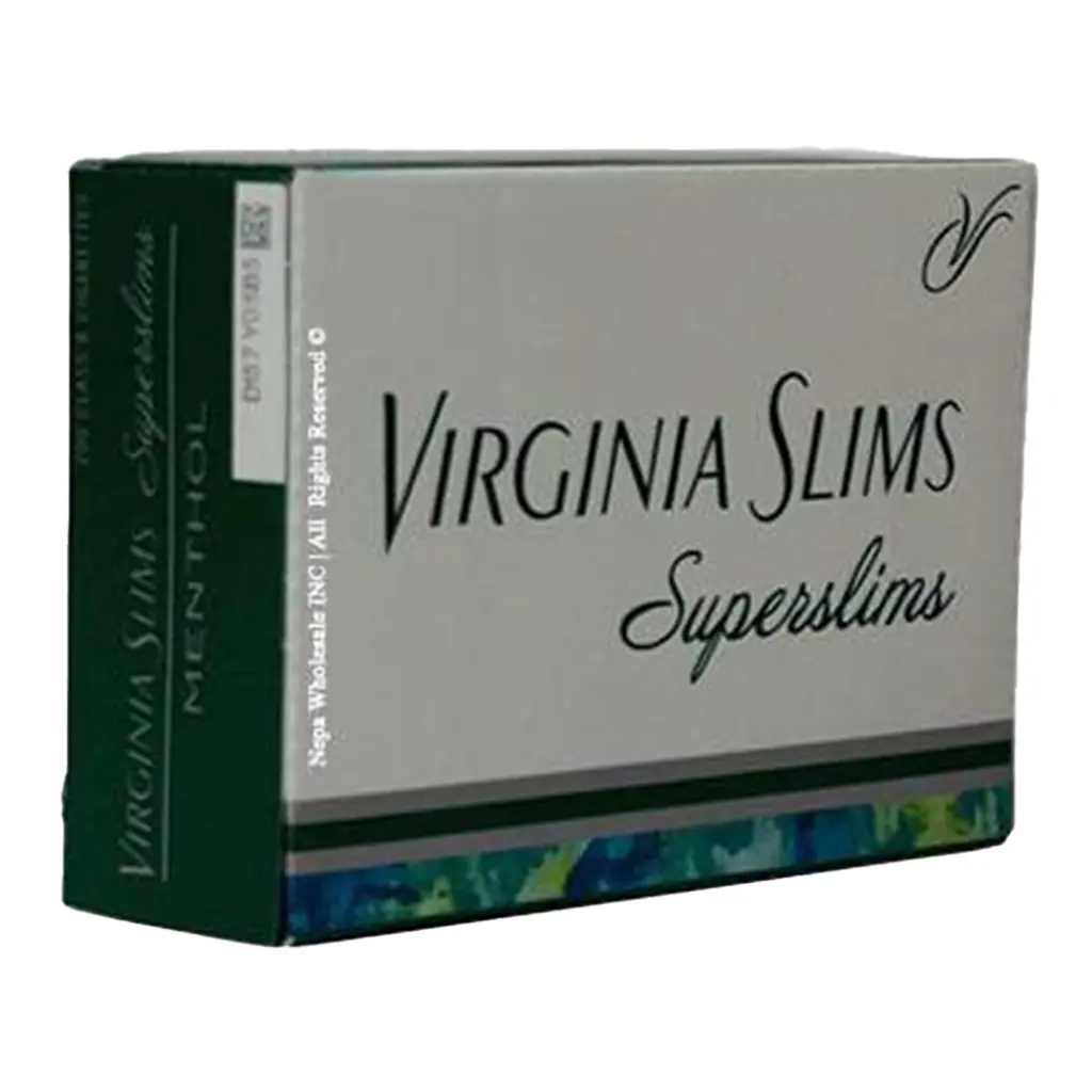 VIRGINIA SLIMS SUPER SLIMS BOX