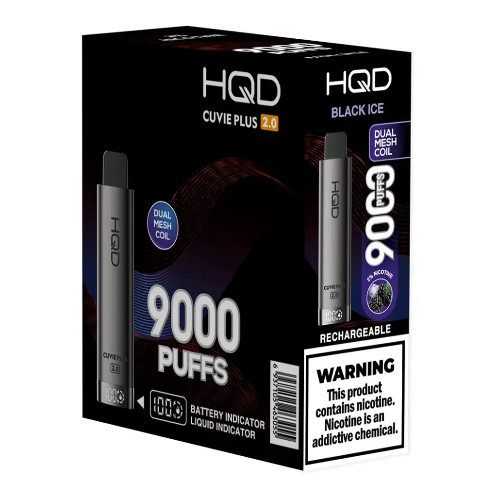 HQD PLUS 2.0 2% 1X5PK DISPOSABLE (9000)