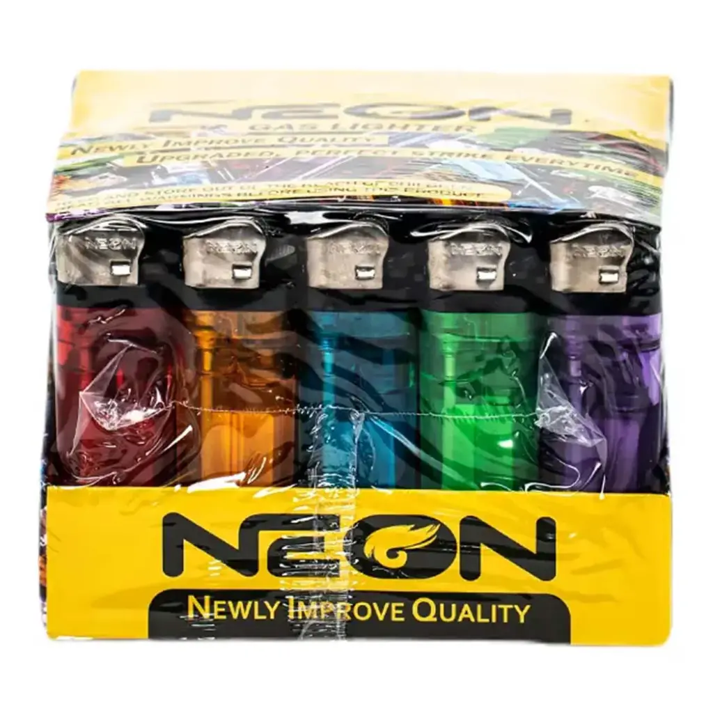 NEON CLEAR LIGHTER 50 CT