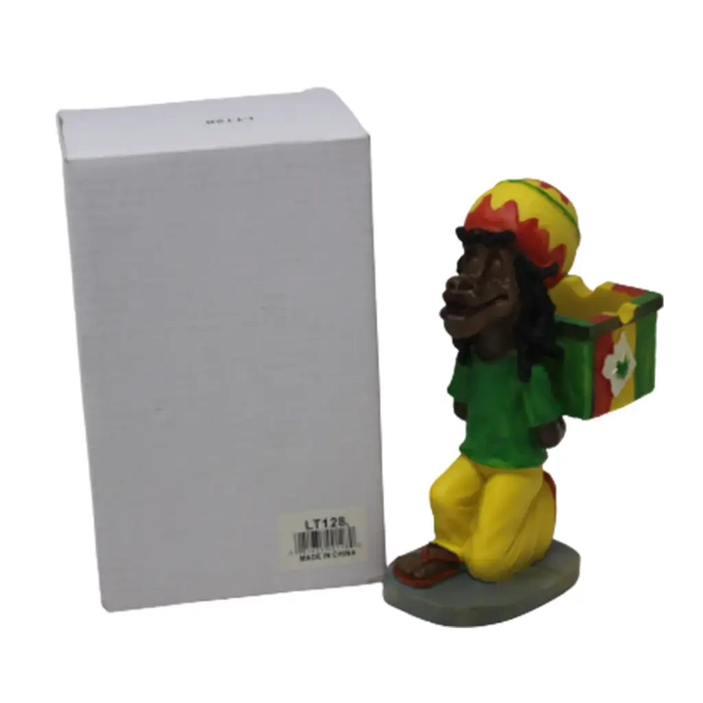 JAMAICAN LT128 POLY RESIN ASHTRAY 1CT
