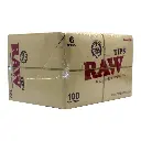 RAW TIPS PRE-ROLLED TIN 6 PER BOX